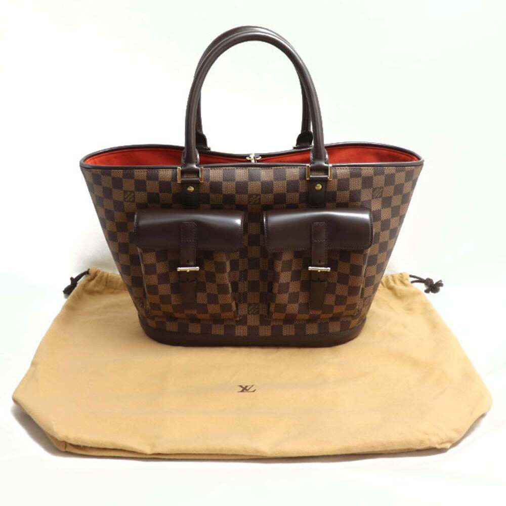 LOUIS VUITTON Authentic Brown Damier Pouch - Picture 7 of 7